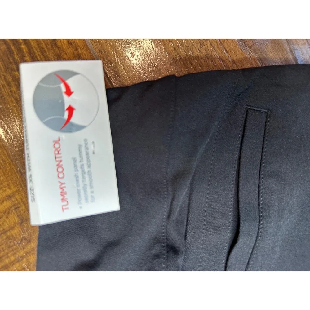 Lady Hagen XS Womens Tummy Control Golf Shorts Black 7 Inch Inseam HydroDri NEW - Picture 5 of 7